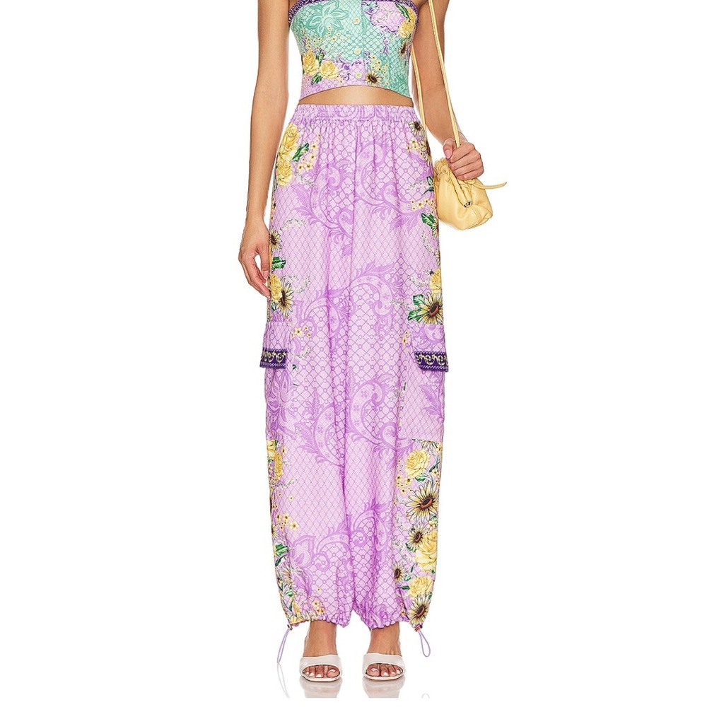 REVOLVE x Agua Bendita Maca Cargo Floral Pant in Meadow, L